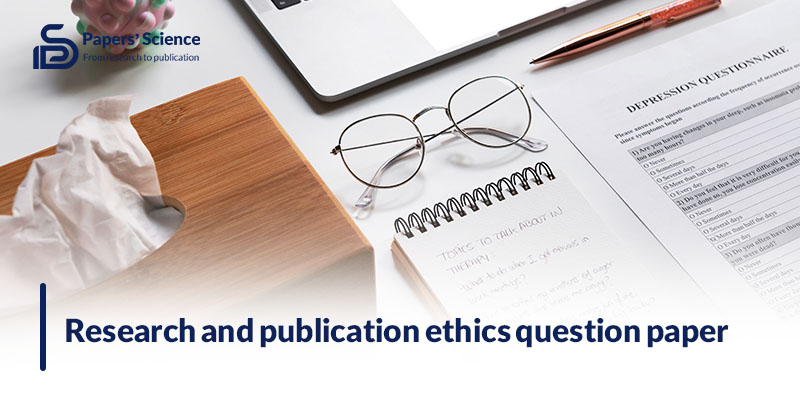 Research and publication ethics question paper