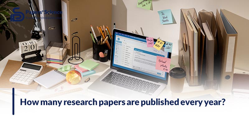 How many research papers are published every year?