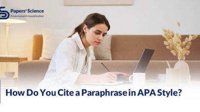How Do You Cite a Paraphrase in APA Style?