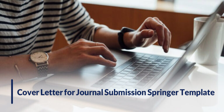 cover letter for journal submission springer sample