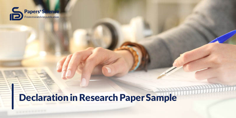 Declaration in Research Paper Samples
