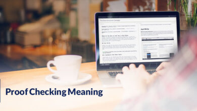 Proof Checking Meaning