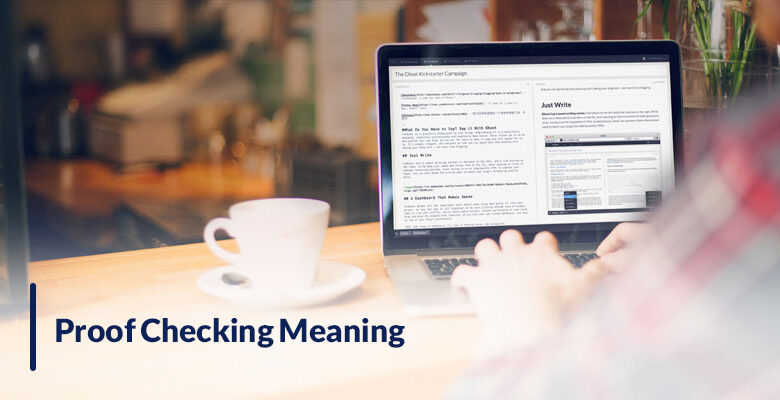 Proof Checking Meaning