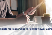 Template for Responding to Peer Reviewer Comments