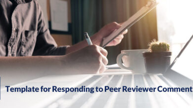 Template for Responding to Peer Reviewer Comments