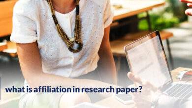 what is affiliation in research paper?